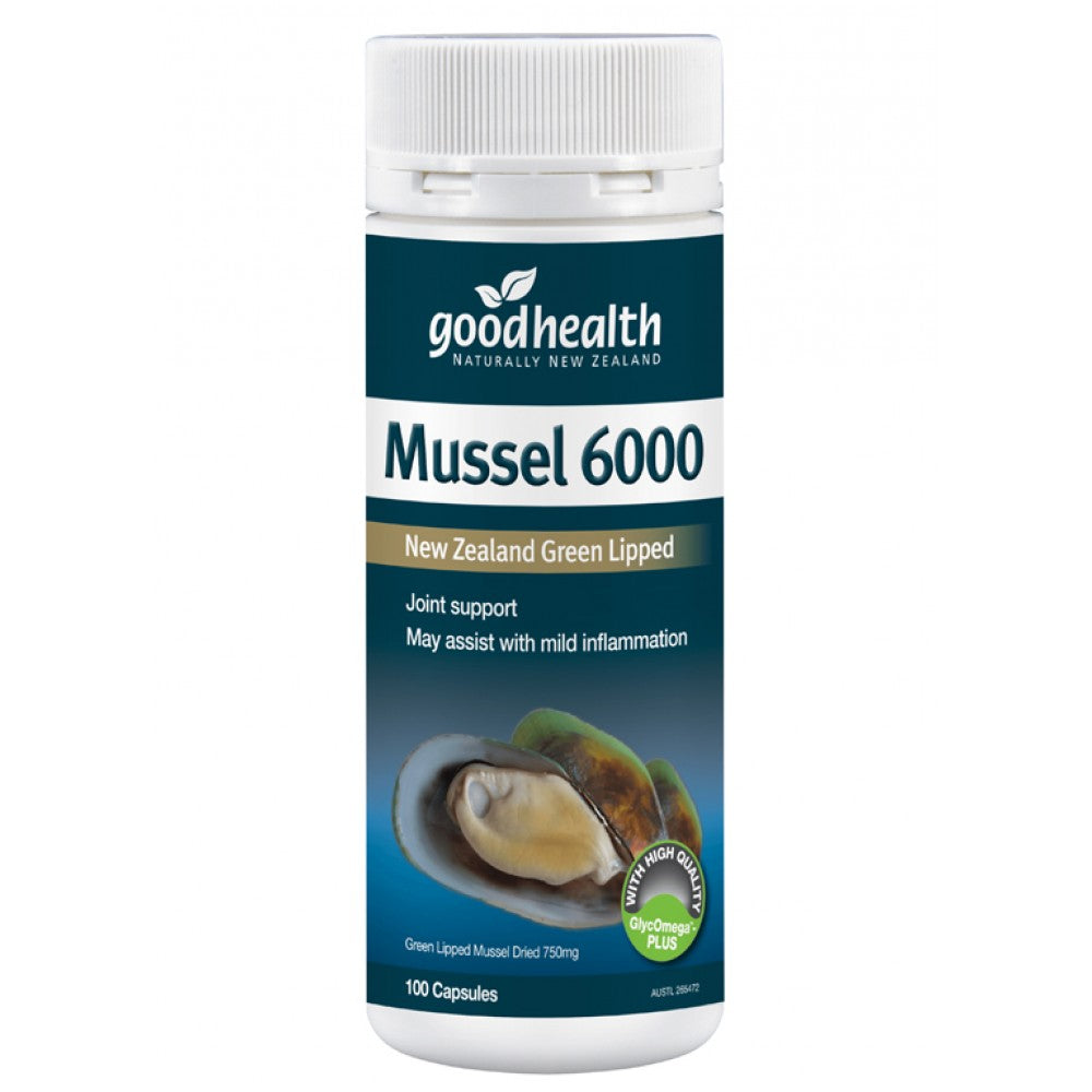 Green Lipped Mussel 6000mg - Joint Support (100 Capsules)