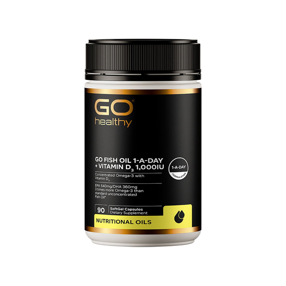 GO Healthy FISH OIL 1 A DAY 90 Capsules