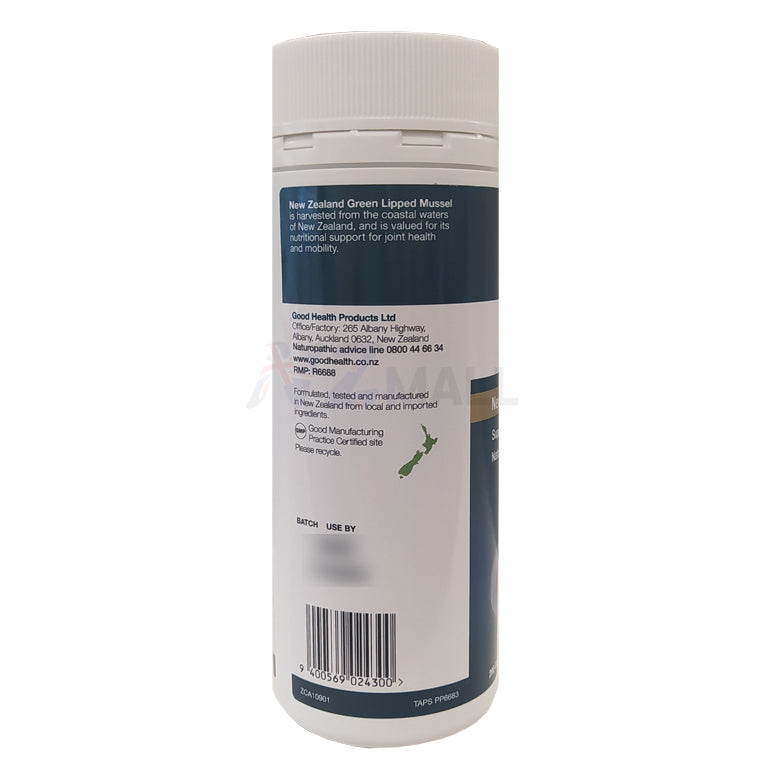 Mussel NZ Green Lipped – 200 Capsules