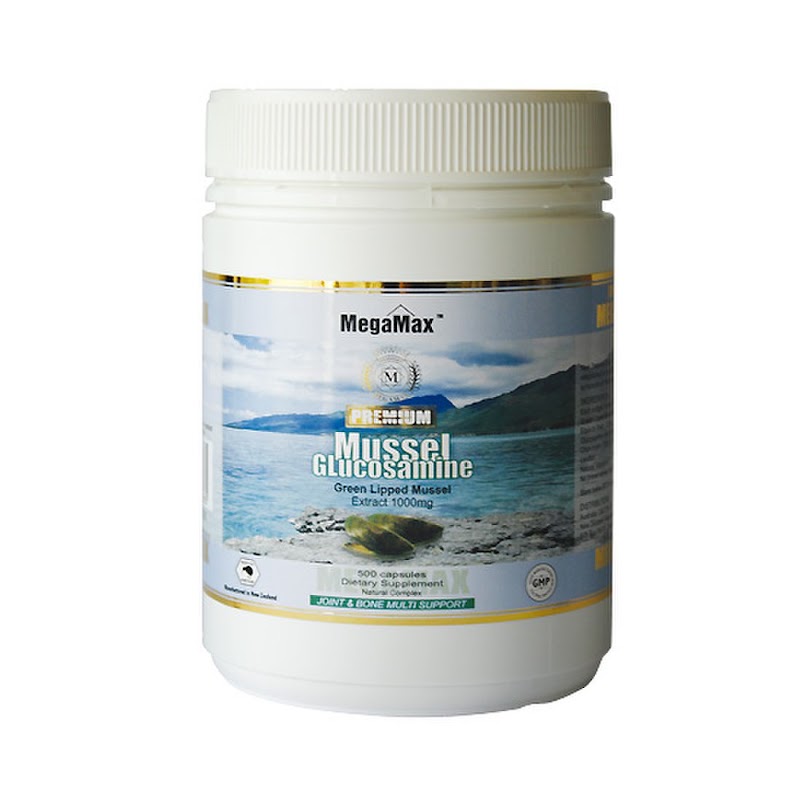 Megamax Mussel Glucosamine 1000mg (500 Capsules)