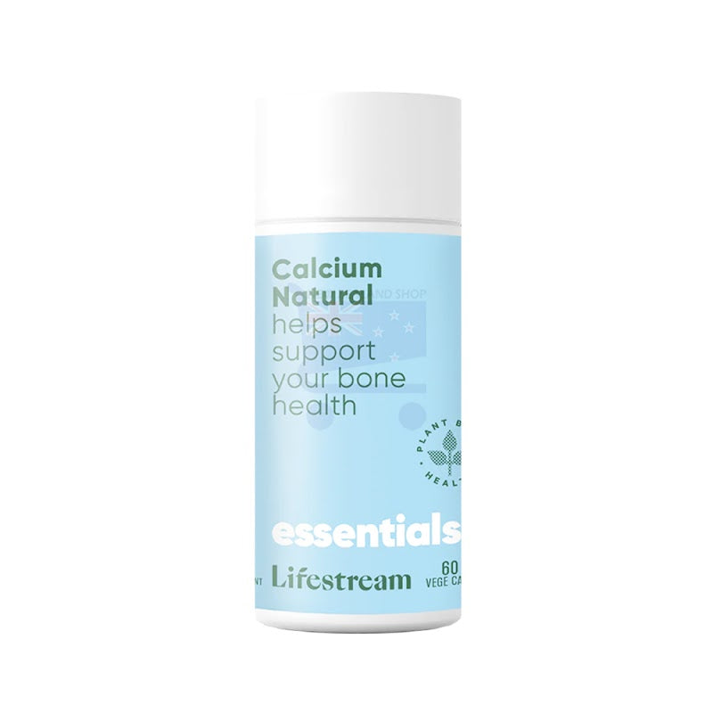 Natural Calcium Supplement with Vitamin D (60 Vege Caps)