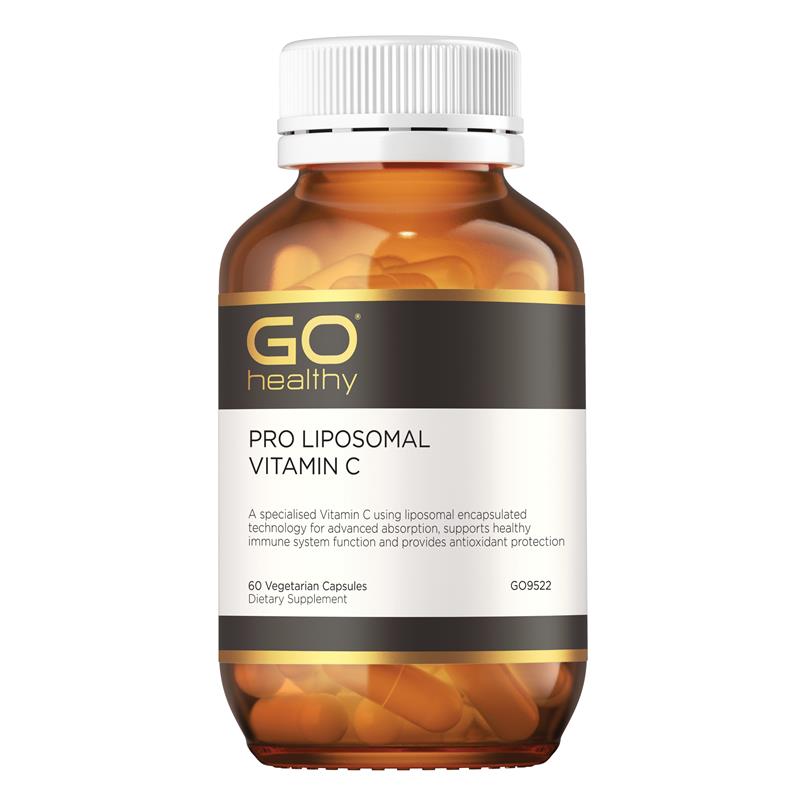 GO Healthy Pro Liposomal Vitamin C 60 Vege Capsules