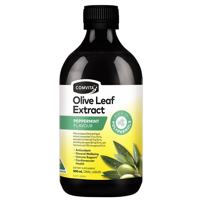 Olive Leaf Extract Peppermint 500ml