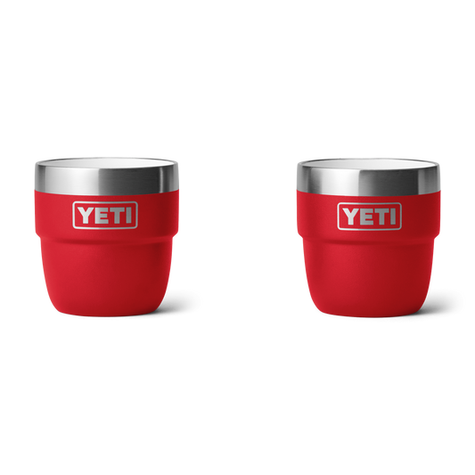 YETI ランブラー スタッカブルカ ップ 4oz(118ml) - レスキューレッド