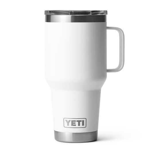 【現地直送/格安】YETI ランブラ ートラベルマグ - ホワイト 30oz (887ml)