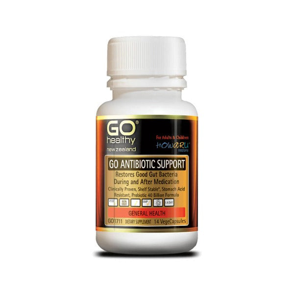 GO HEALTHY ANTIBIOTIC SUPPORT 14 CAPSULES