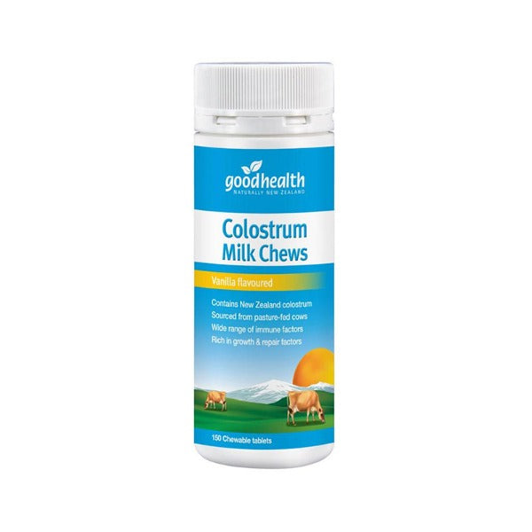 GOOD HEALTH COLOSTRUM CHEWS VANILLA 150 TABLETS