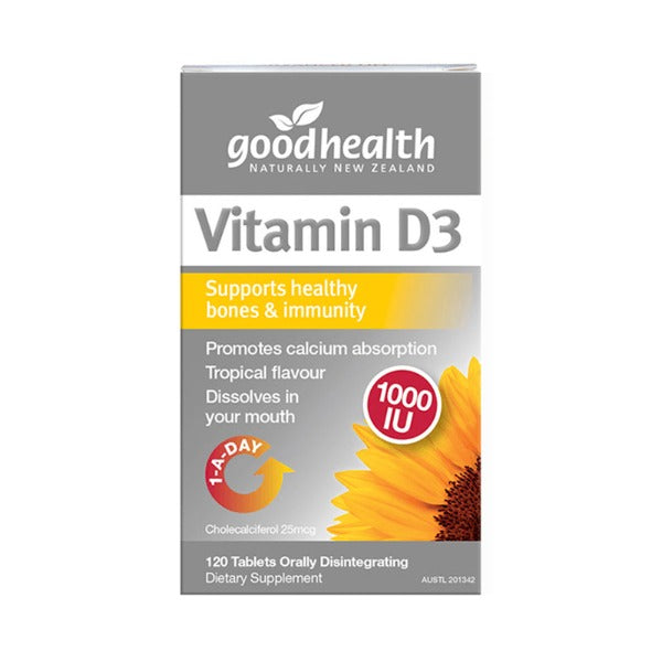 GOOD HEALTH VITAMIN D3 120 TABLETS