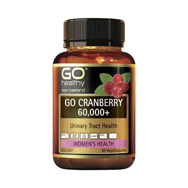 GO HEALTHY CRANBERRY 60000MG 60 CAPSULES