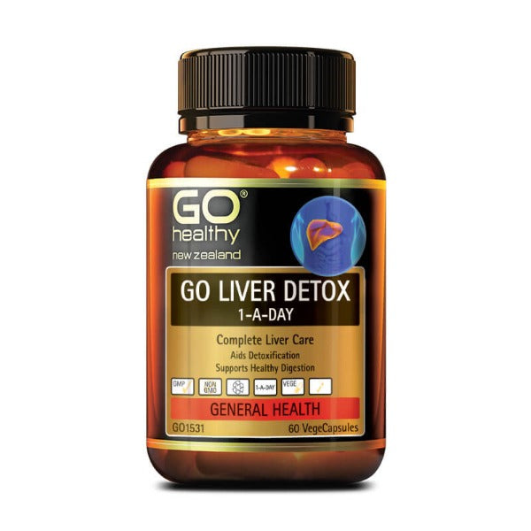 GO HEALTHY LIVER DETOX 1 A DAY 60 CAPSULES