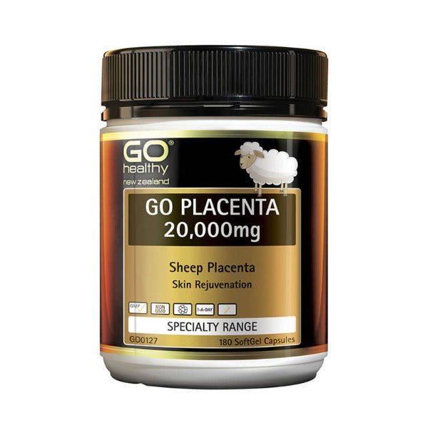 GO HEALTHY PLACENTA 20000MG 180 CAPSULES