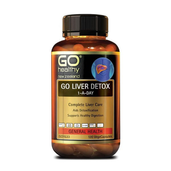 GO HEALTHY LIVER DETOX 1 A DAY 120 CAPSULES