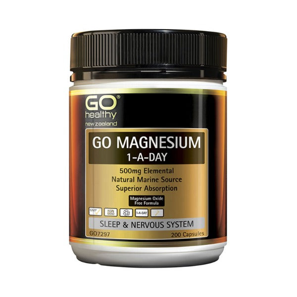 GO HEALTHY MAGNESIUM 1 A DAY 200 CAPSULES