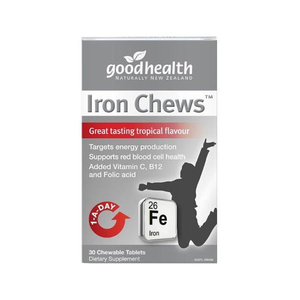 GOOD HEALTH IRON CHEWS 30 TABLETS