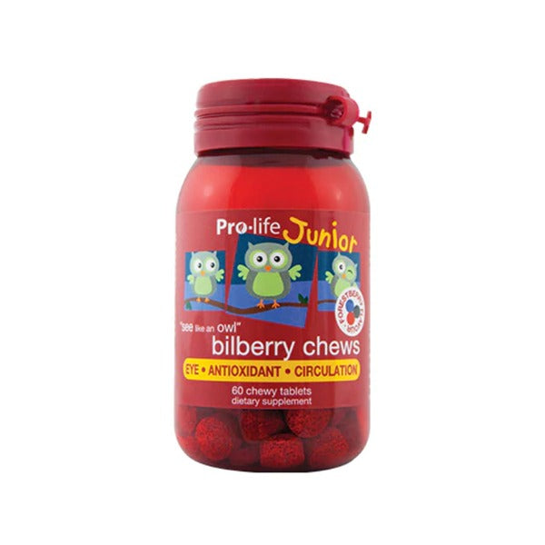 PROLIFE KIDS CHEWABLE BILBERRY 60 TABLETS