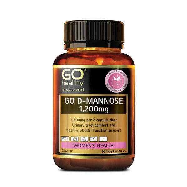 GO HEALTHY D- MANNOSE 1,200MG 60 CAPSULES