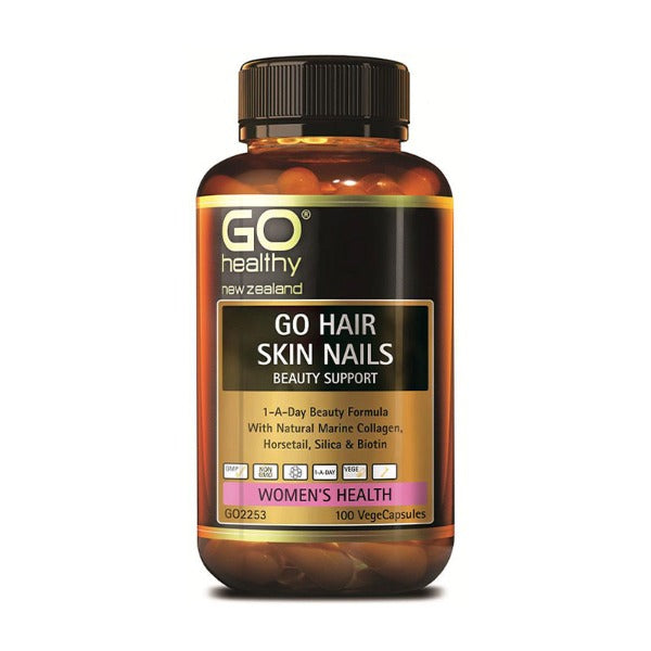 GO HEALTHY HAIR SKIN NAILS BEAUTY SUPPORT 100 CAPSULES