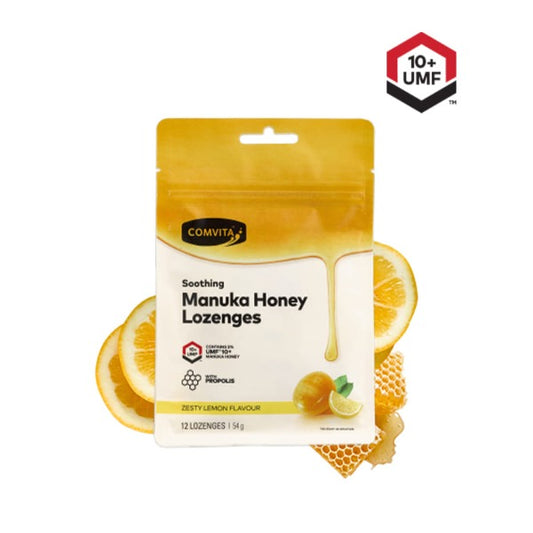 COMVITA MANUKA LOZENGES LEMON 12S