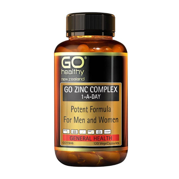 GO HEALTHY ZINC COMPLEX 120 CAPSULES