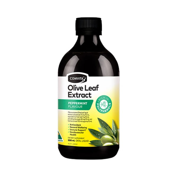 COMVITA OLIVE LEAF EXTRACT PEPPEMINT 500ML