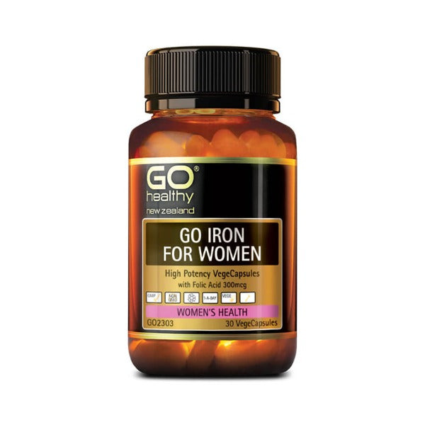 GO HEALTHY IRON FOR WOMEN 30 CAPSULES