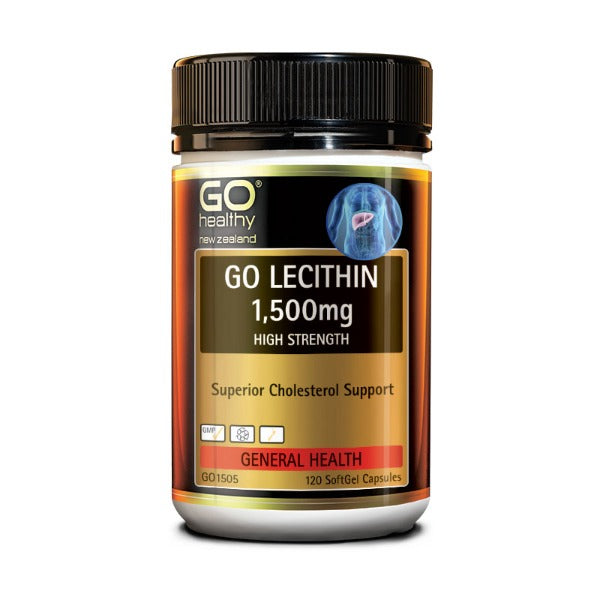 GO HEALTHY LECITHIN 1500MG 120 CAPSULES