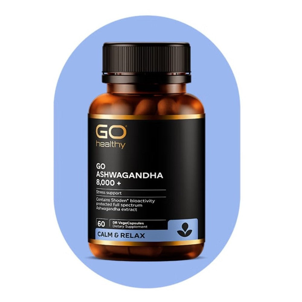 Ashwagandha 8000+ High Potency (60 Capsules)