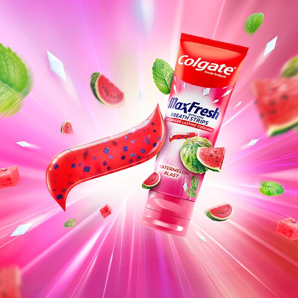 COLGATE TOOTHPASTE MAX FRESH WATERMELON BLAST 100G