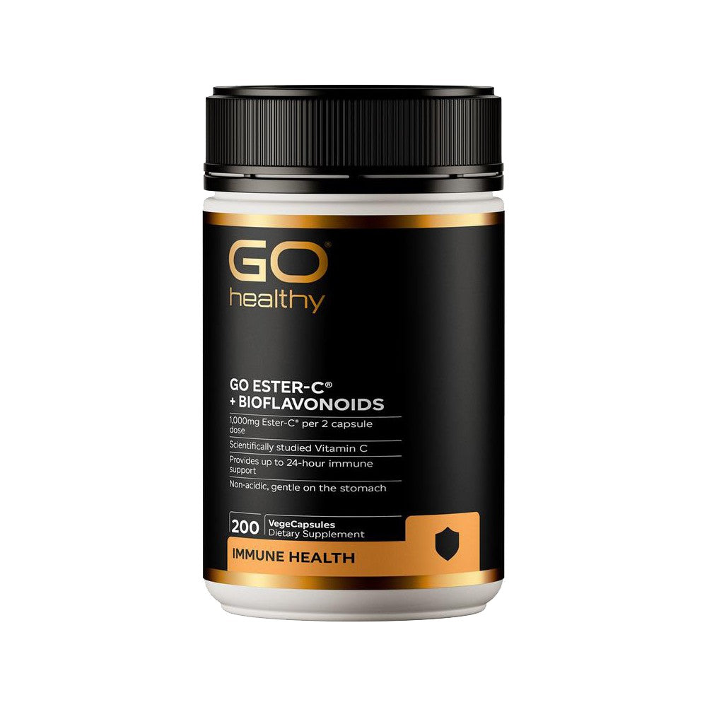 Ester-C High Strength + Bioflavonoids 200 VegeCapsules