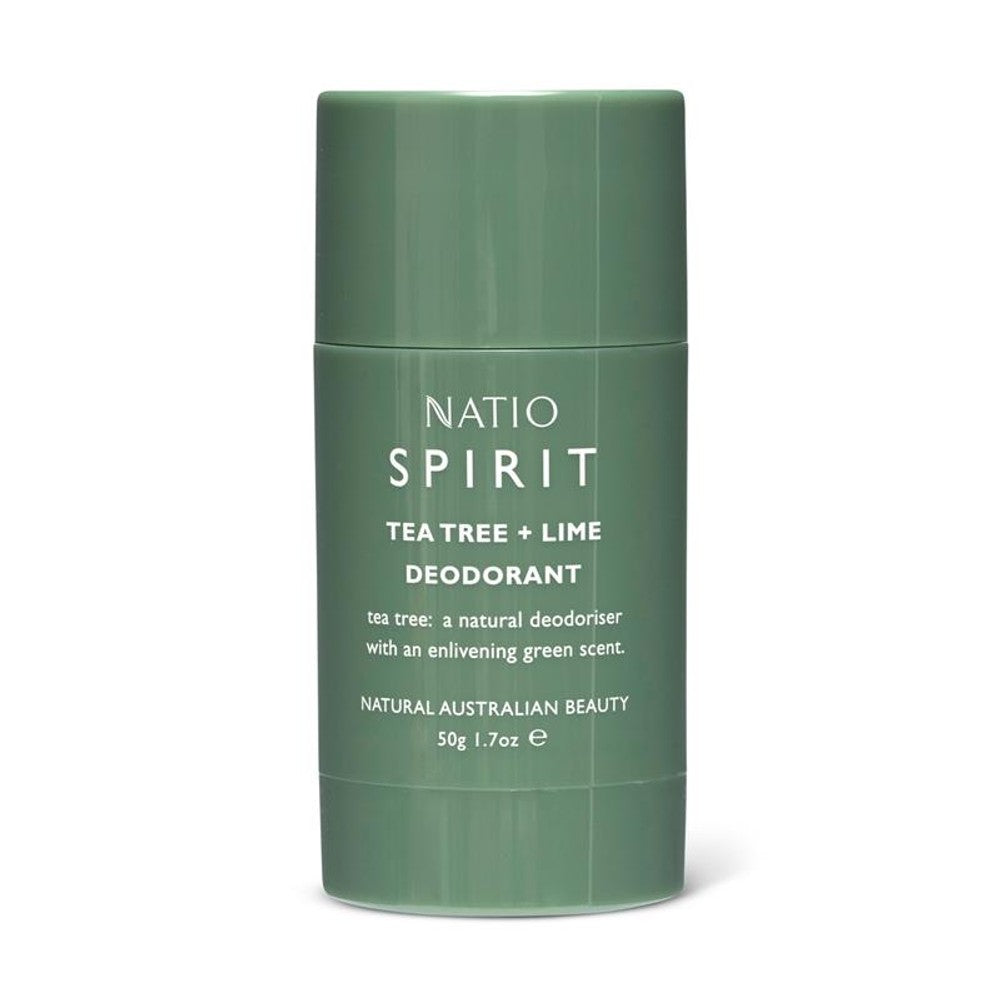 Natio Spirit Tea Tree + Lime Deodorant 50g