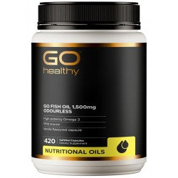 Odourless Fish Oil 1,500mg - Daily Wellness Support