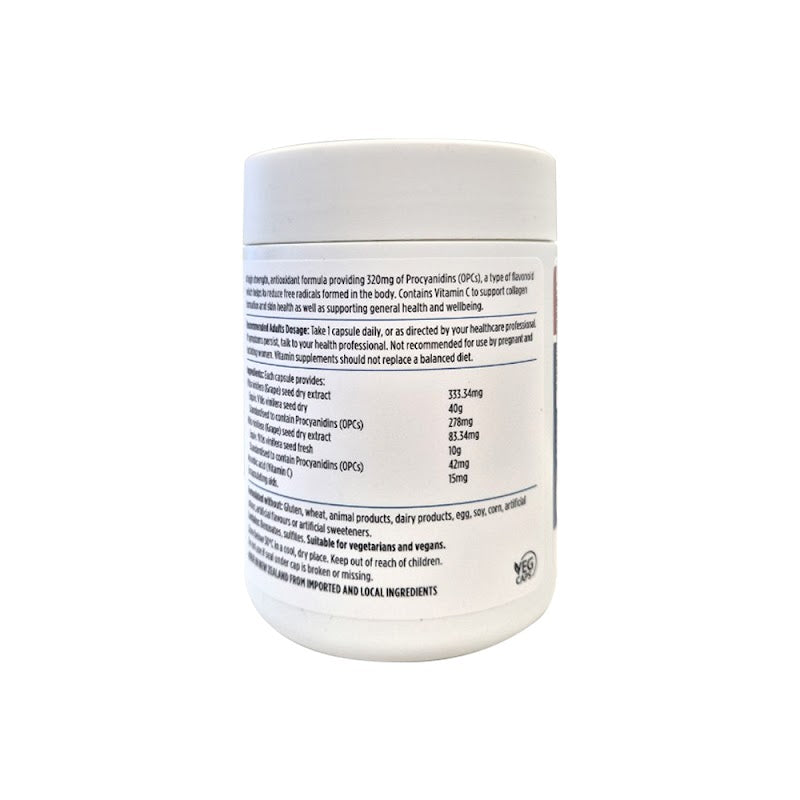 Grape Seed 50,000+ (120 Capsules) - Antioxidant Powerhouse