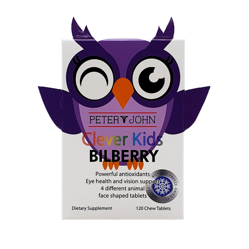 Clever Kids Bilberry Chewables (120 Tablets)