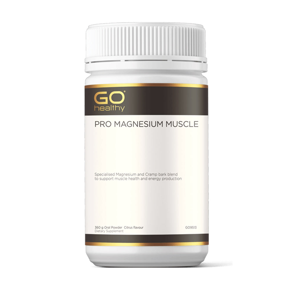 GO Healthy PRO Magnesium Muscle 360g Oral Powder Citrus Flavour