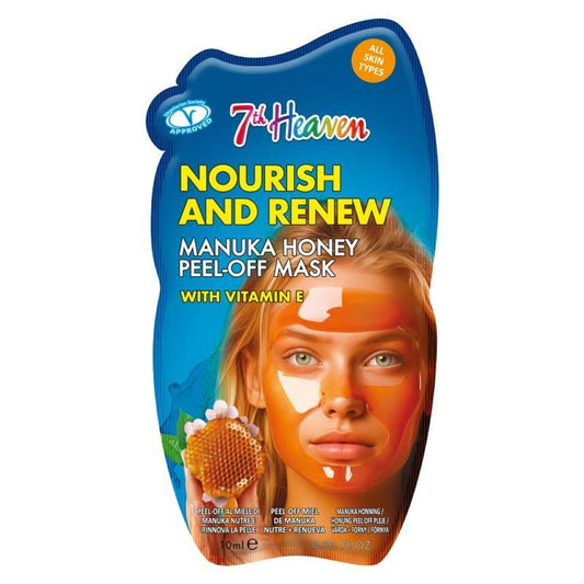7th Heaven Nourish & Renew Manuka Honey Peel-Off Face Mask 10ml