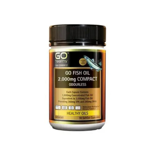 GO Healthy FISH OIL 2000MG COMPACT 90 Capsules
