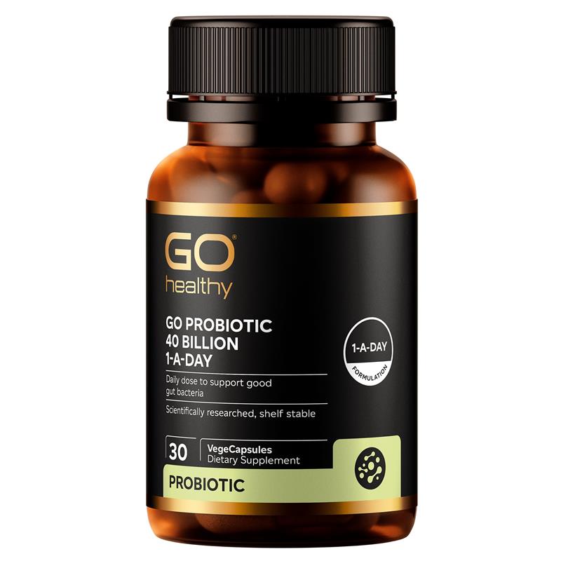 GO Healthy Probiotic Support 40 Billion 30 VegeCapsules