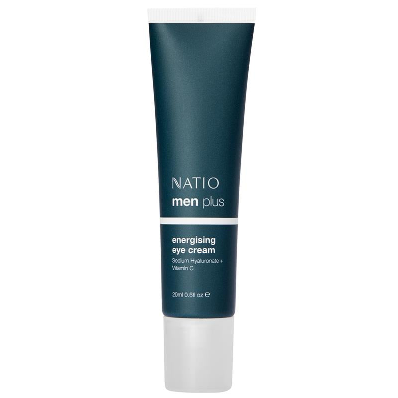 ナティオ NATIO メン プラス エナタイジング アイクリーム 20ml メンズ 目元用クリーム 保湿 スキンケア ビタミンC ヒアルロン酸