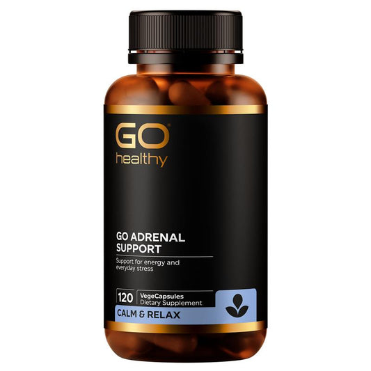 GO Healthy GO Adrenal Support 120 VegeCapsules