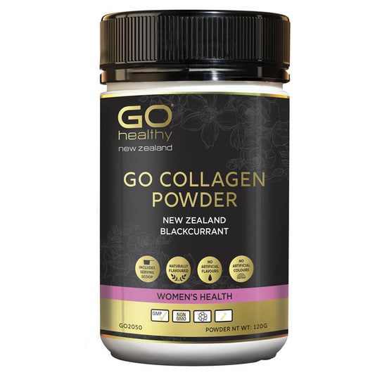 GO Healthy Collagen Powder New Zealand Blackcurrant 120g