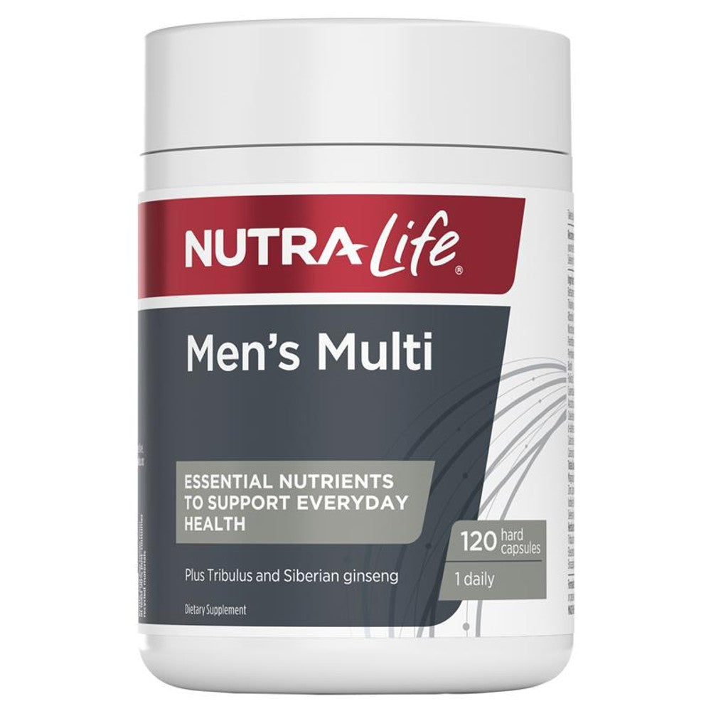 Men's Multi One-A-Day 120 Capsules - Daily Vitality Support
