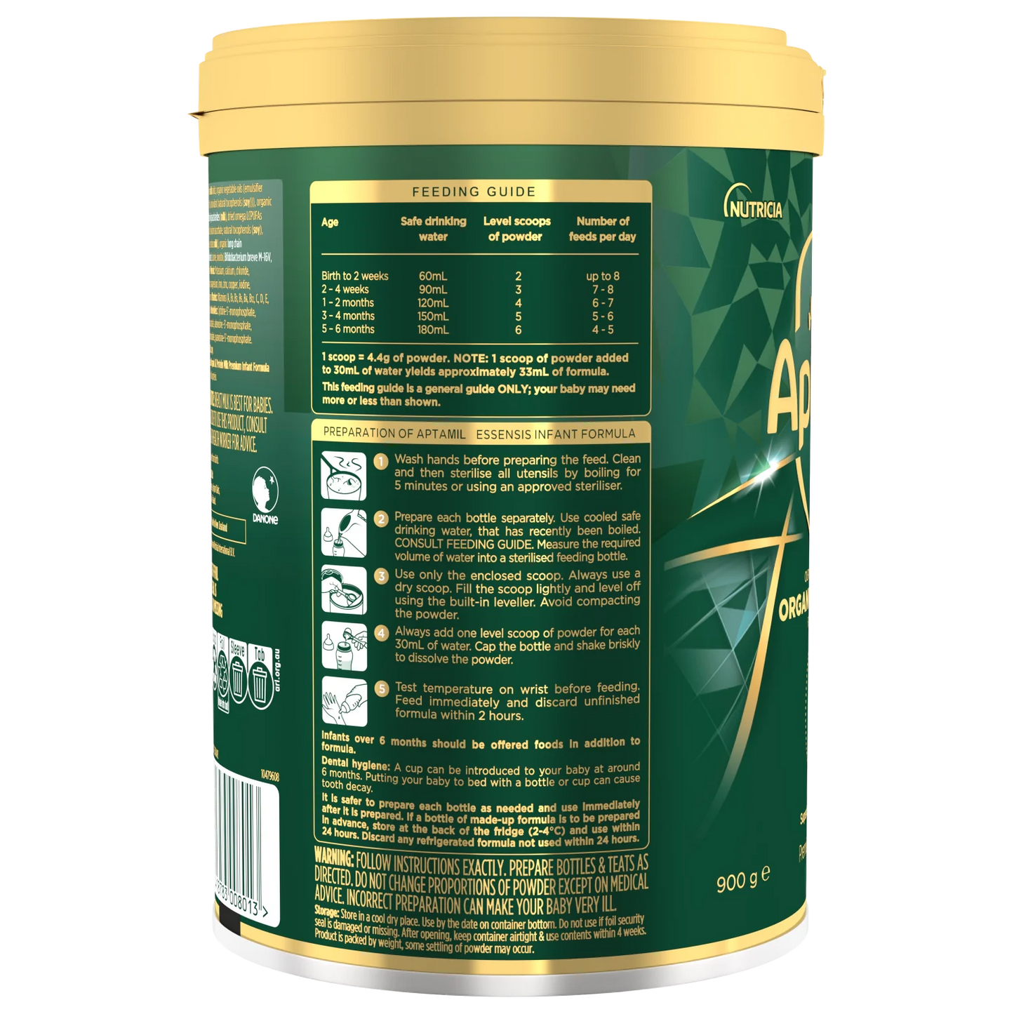 Aptamil Essensis Organic A2 Protein Milk 1 (0-6month)