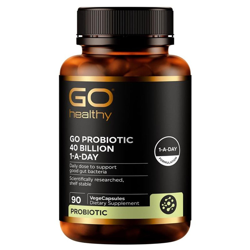 Probiotic 40 Billion 1-A-Day 90 VegeCapsules