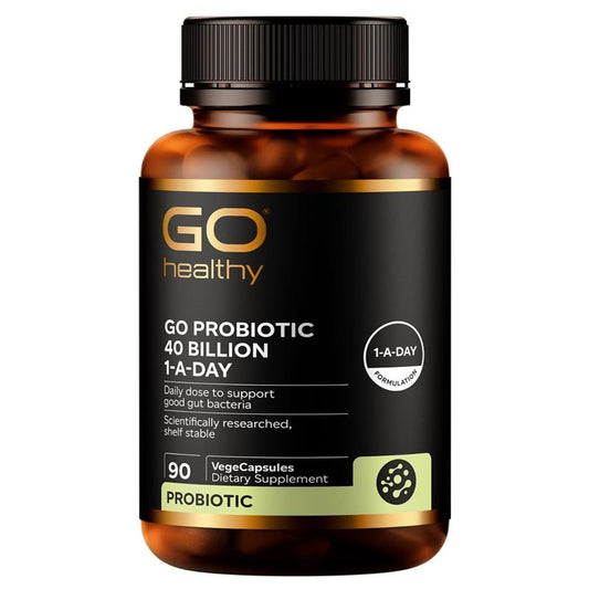 Probiotic 40 Billion 1-A-Day 90 VegeCapsules