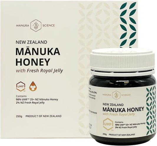 Manuka Science Manuka Honey UMF 25+ With Fresh Royal Jelly 250g