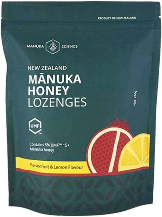 Manuka Honey Lozenges Passionfruit & Lemon (500g)