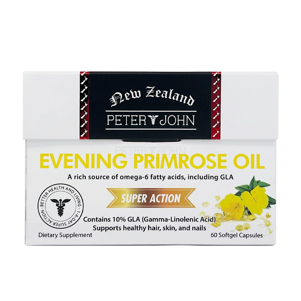 Evening Primrose Oil Softgels (60 Count) - Daily Wellness Support