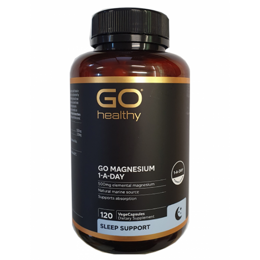 Magnesium 500mg 1-A-Day VegeCapsules (120 Count)