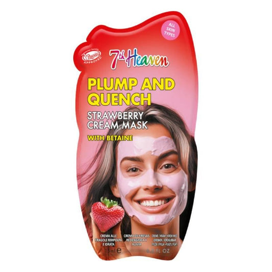 7th Heaven Face Mask Plump & Quench Strawberry Cream 15ml