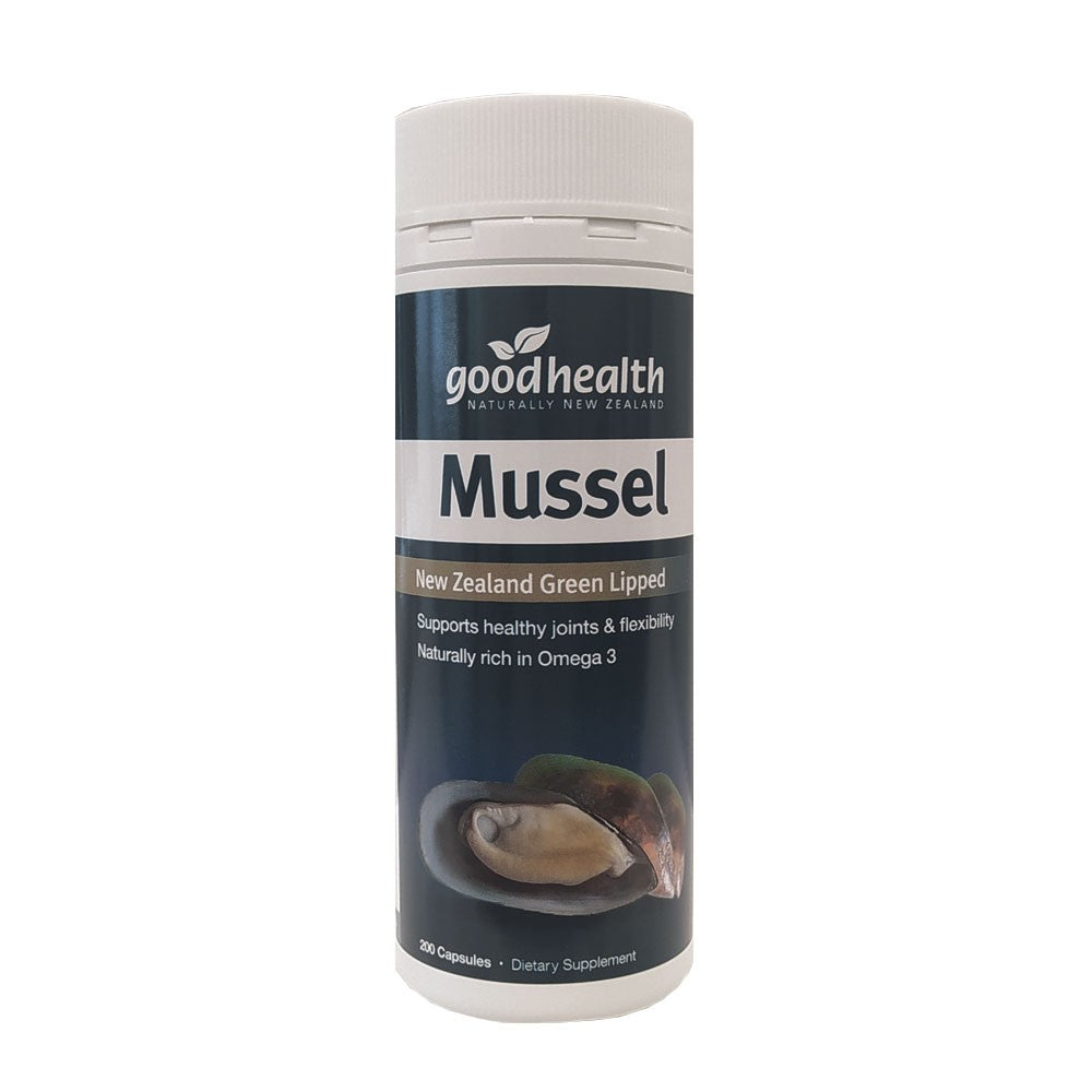 Mussel NZ Green Lipped – 200 Capsules